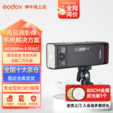 神牛（Godox）AD200pro/AD200proII闪光灯锂电池口袋便携外拍摄影补光灯单反相机高速TTL闪光灯 AD200proII官方标配 标配（引闪器套装需备注相机型号)