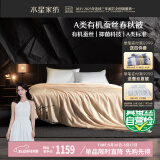 水星家纺蚕丝被100%蚕丝被子春秋被双人空调被芯被褥约5.1斤220×240cm