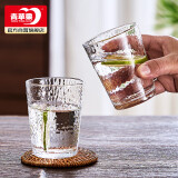 青苹果水杯茶杯 无铅玻璃杯 饮料杯牛奶杯果汁杯 265ML6只装