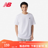 NEW BALANCE NB 官方短袖T恤男款运动休闲百搭纯色打底圆领上衣 WT MT41509 L