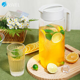阿司倍鹭（ASVEL）塑料冷水壶大容量凉水壶泡茶壶冰箱果汁壶扎壶食品级耐高温 2.1L