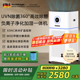 诺森柏格（Nocenbeger）空气净化器加湿净化器一体机除甲醛UVN除菌除二手烟异味负离子深度净化净化器D7Pro 白色