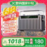 山水E96歌词音箱户外K歌蓝牙直播声卡音响五喇叭立体声重低音炮混响带双麦克风电木吉他民谣乐器音箱