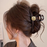 MKING PRETTY许妍同款简约抓夹女2025新款高级感大号发量大发夹后脑勺鲨鱼夹头