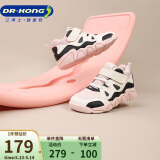 江博士学步鞋运动鞋 冬季男女宝宝儿童鞋B14234W010A粉/白/黑加绒 23