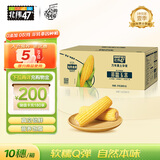 北纬47°黄糯玉米4斤(200g*10根)东北甜黏鲜玉米棒真空包装  早餐苞米