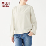 无印良品 MUJI 女式 新疆棉 轻量法兰绒 罩衫 W9AC507 白色 M