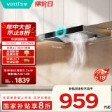 华帝（VATTI）【厨房好物】官方抽油烟机欧式家用21风量大吸力小尺寸智能触控油烟机一级能效国家补贴20% i11101