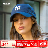 MLB棒球帽子夏季韩版鸭舌帽 软顶遮阳帽送礼3ACP6601N-50NYS