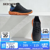 斯凯奇（Skechers）父亲节礼物男鞋夏季软底轻便运动跑步鞋厚底透气休闲健步鞋65867