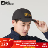 Jack Wolfskin 【经典款】狼爪帽子男帽女帽春夏户外透气棒球帽 1900673-6350/深灰色 均码