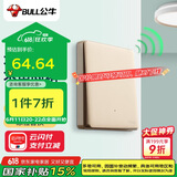 公牛（BULL）无线遥控一位单火开关 双控多控 免改线开关 遥控家用Q111金色