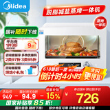 美的（Midea）【国家补贴】家用多功能料理炉电烤箱20L 蒸烤箱一体机S1 瀑流蒸汽/不锈钢内胆 PS2001