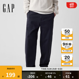Gap男装弹力斜纹布休闲裤长裤714169 藏蓝色 31 /30