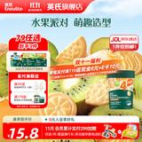 英氏【79选5得9】婴幼儿童宝宝零辅食磨牙棒米饼 饼干华夫小馒头 4阶水果派对饼干蜜瓜猕猴桃85g