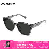 MOLSION陌森潮流太阳镜女2025肖战同款墨镜男方框高清偏光MS3129&MS3128 MS3128C11透灰框+灰色片 偏光