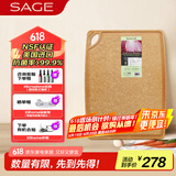 世廚（SAGE）松木纤维砧板美国进口切菜板抗菌防霉耐高温易清洗30*40*0.6cm 