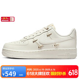 耐克NIKE板鞋女空军一号 AIR FORCE 1运动鞋FV3654-111帆白37.5