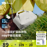 蕉下（beneunder）斜挎包包女包单肩包托特包迷你通勤包旅游轻便逛街小包礼物女生灰