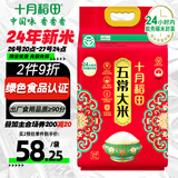 十月稻田 绿色食品 五常大米 当季新米 10斤（香米 东北大米 5公斤/十斤）