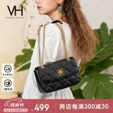 VANESSA HOGAN VH女包茵然系列茵然软包牛皮链条斜挎小方包单肩送女友生日礼物