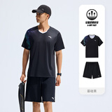 安踏速干羽毛球套装男夏季透气专业运动两件套训练运动服短袖短裤