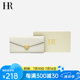 HR赫莲娜女包钱包女长款真皮轻奢牛皮钱夹子时尚女士手拿包礼盒装 白色