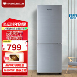上菱 191升双开门冰箱 低温补偿 节能低音 持久锁冷保鲜 冷藏冷冻小型家用两门电冰箱 BBM191L（皓月银）