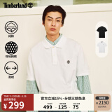 添柏岚（Timberland） 官方男装POLO衫新款户外休闲商务宽松|A62T5 A62T5100/白色 M (175/100A)
