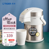 虎牌（TIGER） 保温壶不锈钢气压式热水瓶大容量水壶 MAA-A22C 珍珠白XW 2.2L