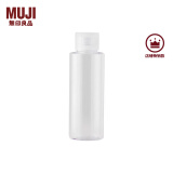 无印良品（MUJI）PETG分装瓶 分装瓶 便携旅行装 透明 翻盖式 100ml