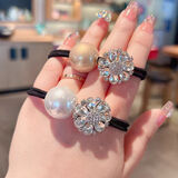 东义严选发绳女高弹力耐用发圈韩系可爱橡皮筋扎头发无接缝儿童头绳2条装