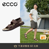 爱步（ECCO）凉鞋男 复古男士运动凉鞋夏天勃肯沙滩鞋男休闲皮凉鞋 科摩500944 可可棕50094402482 41