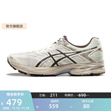 亚瑟士ASICS男鞋网面跑步鞋缓震跑鞋透气舒适运动鞋 GEL-FLUX 4 白色/棕色 39.5