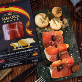 Samanca萨曼卡西班牙原料进口珍藏级塞拉诺火腿后腿切片100g冷藏即食西餐