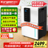 欧井（Eurgeen）除湿机/抽湿机/APP手机遥控 除湿量65升/天 纳米净化 别墅地下室工业除湿器 OJ-652E