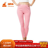 铜牛内衣 秋裤 女 基础打底裤 罗纹女裤女秋裤秋冬 VK027 玫粉 M (165/90)