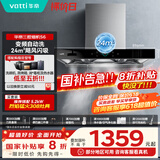 华帝（VATTI）国家政府补贴20%抽油烟机官方家用顶吸变频S6欧式三腔24风量大吸力一级能效脱排油烟机i11206