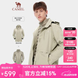 骆驼（CAMEL）户外羽绒冲锋衣男女三合一可拆卸滑雪服户外旅游外套 A9W21a8127