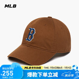 MLB帽子男女软顶棒球帽虞书欣明星同款运动鸭舌帽3ACP6601N-43BRD-F