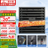 潜水艇（Submarine）MTK50-10黄铜镀镍枪灰色拉丝防臭地漏卫生间淋浴大排量地漏50管径
