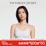 维多利亚的秘密（Victoria's Secret）杨幂同款 夏季果冻条反重力软支撑无痕凉感文胸PRO微聚拢MAX 30QS浅灰色-Logo蕾丝 11244757 S ：PRO双排扣（70C/70D/