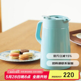 虎牌（TIGER）保温壶 304不锈钢时尚简约保温壶PWO-A12C-AC 水蓝色 1.2L