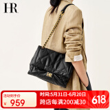 HR赫莲娜包包女包头层牛皮单间斜挎包女菱格包女生日礼物送女友