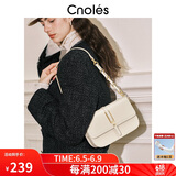 蔻一（Cnoles）包包女包真牛皮品牌女士斜挎马鞍腋下包生日礼物送老婆实用走心款