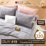 富安娜法兰绒四件套冬季防静电床品加厚床单被套单双人套件203*229cm