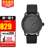 西铁城（CITIZEN）手表男光动能骚橙时尚绅士潮流男士皮带夜光男表礼物推荐 潮流酷黑BM8475-00F  保税仓直发