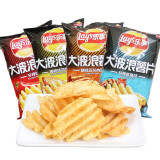 乐事（Lay's） 薯片大波浪70克*5袋办公室休闲零食膨化食品多种口味组合小吃 40g*5袋（混合口味）