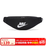 耐克（NIKE）男女腰包 单肩包斜挎包胸包休闲包DB0490-010 黑