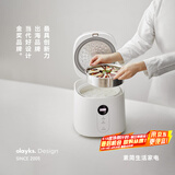 olayks立时 微压电饭煲小型3升2-6人0氟内胆24小时智能预约多功能家用电饭锅带蒸笼